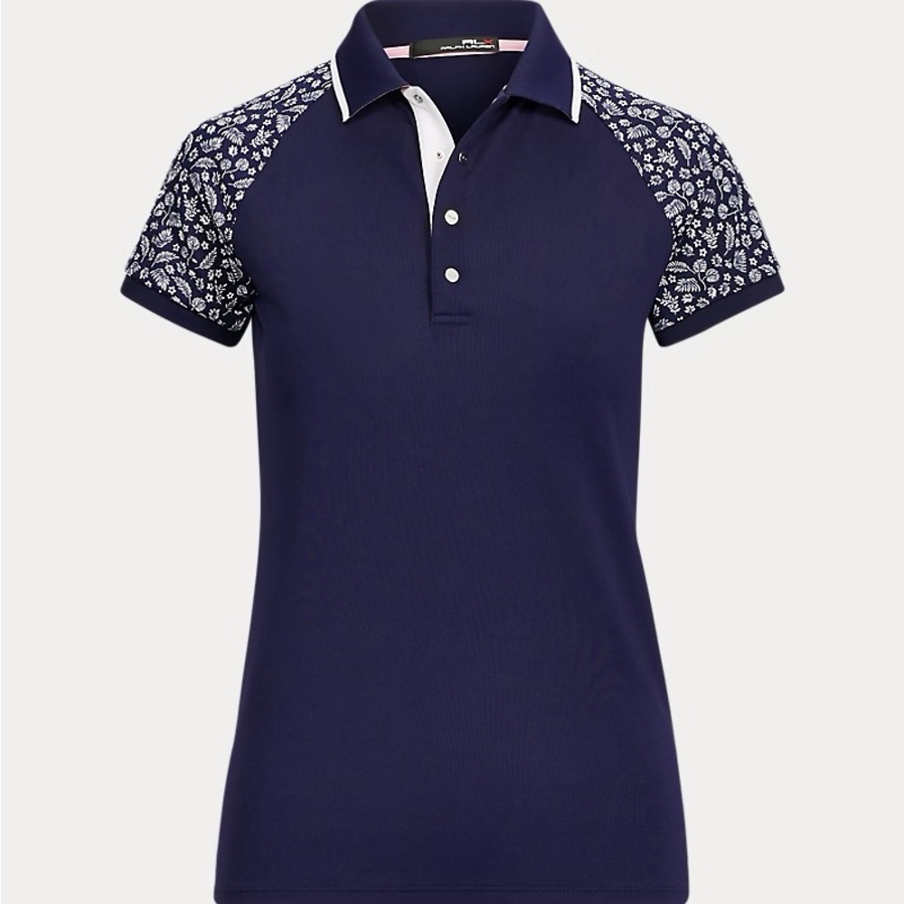 NWT Ralph Lauren Refined Navy Golf Performance Polo Medium